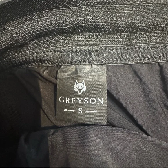 Greyson Running Wolf Shorts in Maltese Blue - Picture 5 of 5